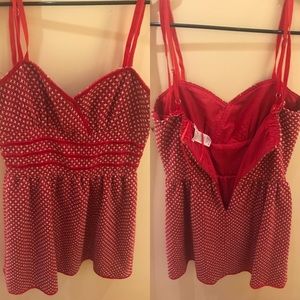 Red vintage dress